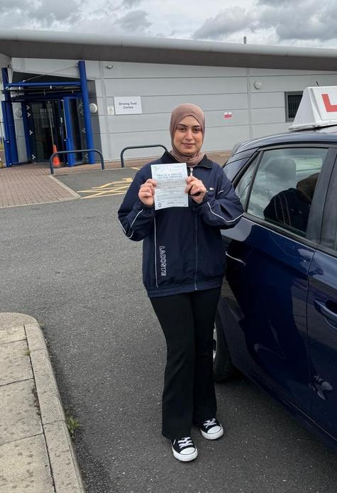 DriveCrest Wall of Fame student driving test success photo