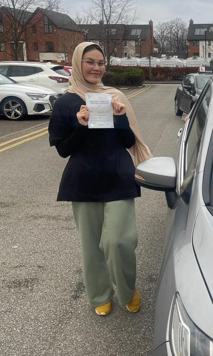 DriveCrest Wall of Fame student driving test success photo